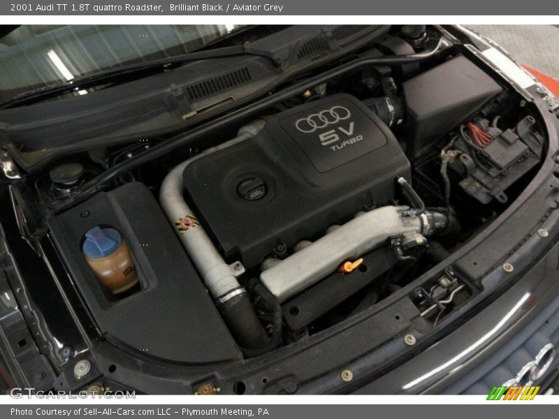 Brilliant Black / Aviator Grey 2001 Audi TT 1.8T quattro Roadster