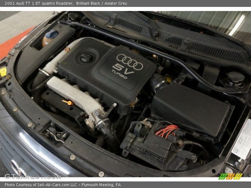 Brilliant Black / Aviator Grey 2001 Audi TT 1.8T quattro Roadster