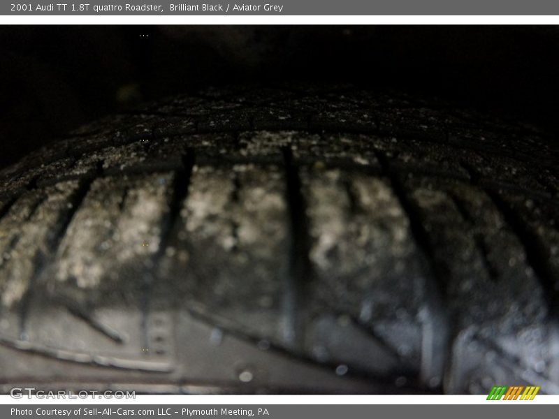 Brilliant Black / Aviator Grey 2001 Audi TT 1.8T quattro Roadster
