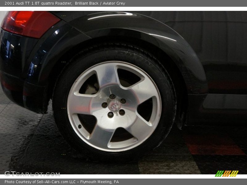 Brilliant Black / Aviator Grey 2001 Audi TT 1.8T quattro Roadster