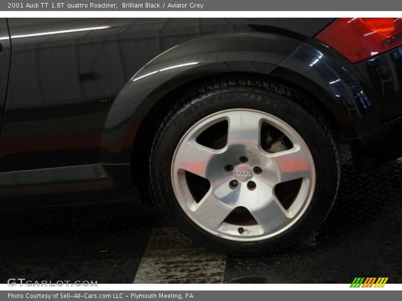 Brilliant Black / Aviator Grey 2001 Audi TT 1.8T quattro Roadster