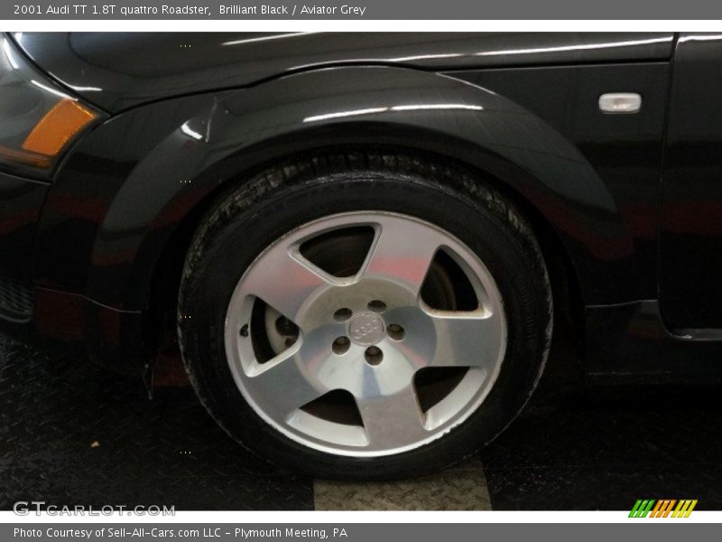 Brilliant Black / Aviator Grey 2001 Audi TT 1.8T quattro Roadster