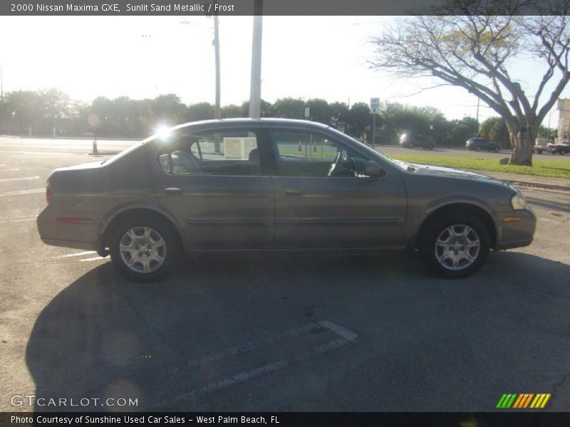 Sunlit Sand Metallic / Frost 2000 Nissan Maxima GXE