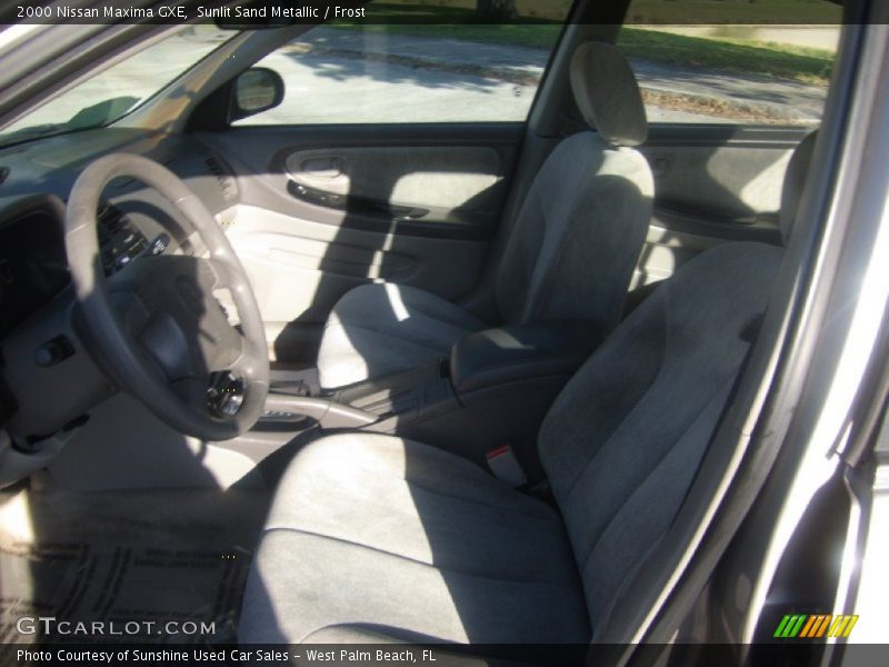 Sunlit Sand Metallic / Frost 2000 Nissan Maxima GXE