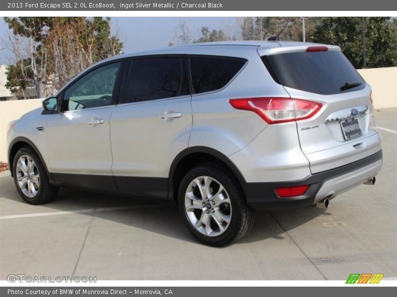 Ingot Silver Metallic / Charcoal Black 2013 Ford Escape SEL 2.0L EcoBoost