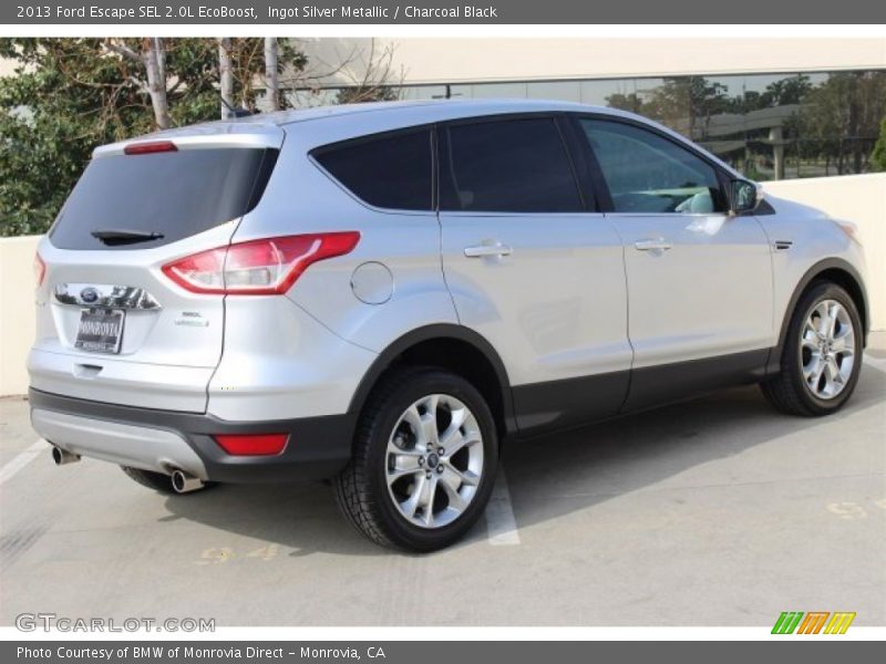 Ingot Silver Metallic / Charcoal Black 2013 Ford Escape SEL 2.0L EcoBoost