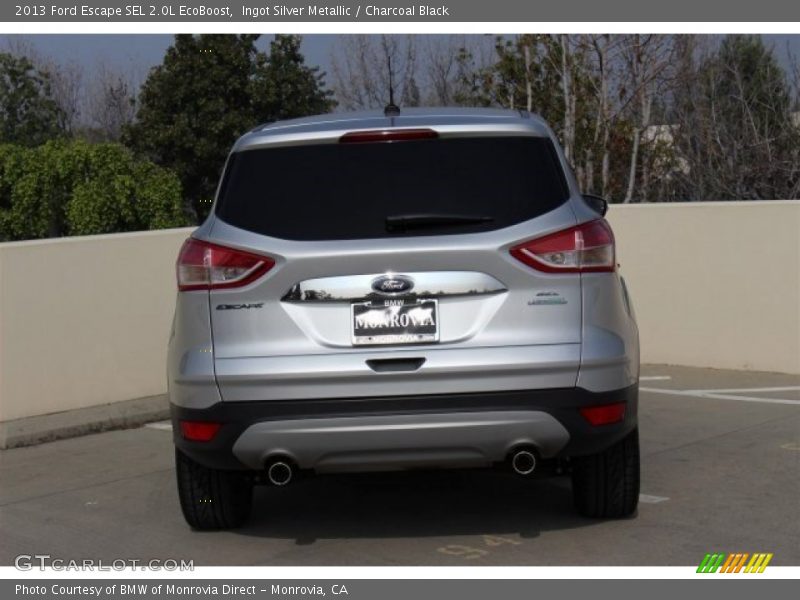Ingot Silver Metallic / Charcoal Black 2013 Ford Escape SEL 2.0L EcoBoost
