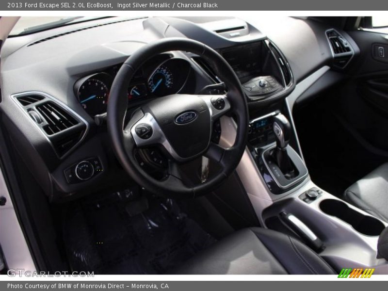 Ingot Silver Metallic / Charcoal Black 2013 Ford Escape SEL 2.0L EcoBoost