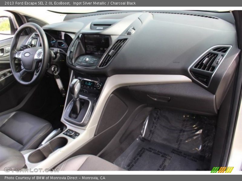 Ingot Silver Metallic / Charcoal Black 2013 Ford Escape SEL 2.0L EcoBoost