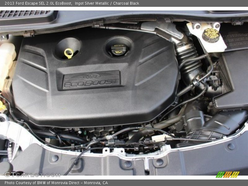 Ingot Silver Metallic / Charcoal Black 2013 Ford Escape SEL 2.0L EcoBoost