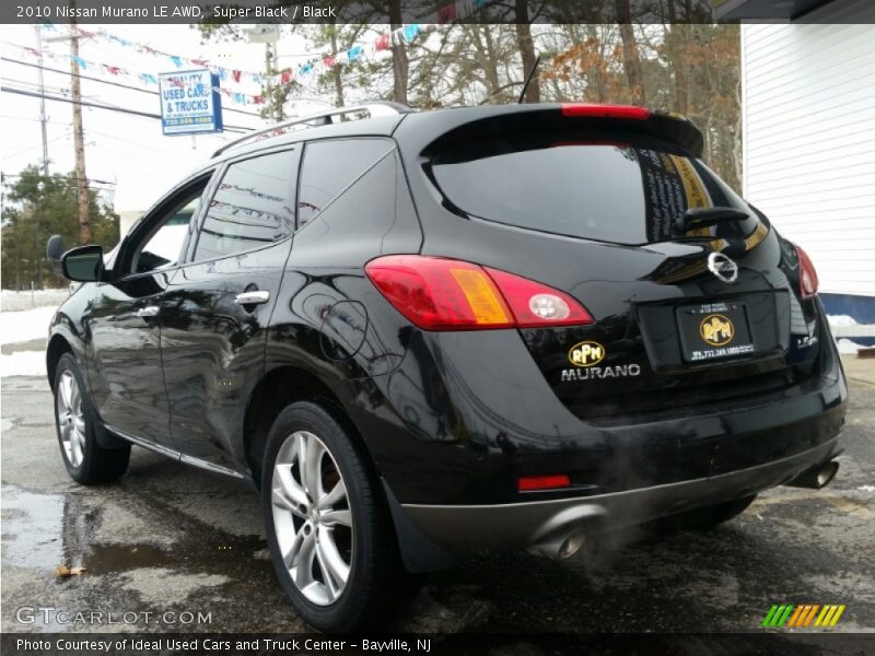 Super Black / Black 2010 Nissan Murano LE AWD