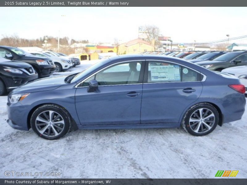 Twilight Blue Metallic / Warm Ivory 2015 Subaru Legacy 2.5i Limited