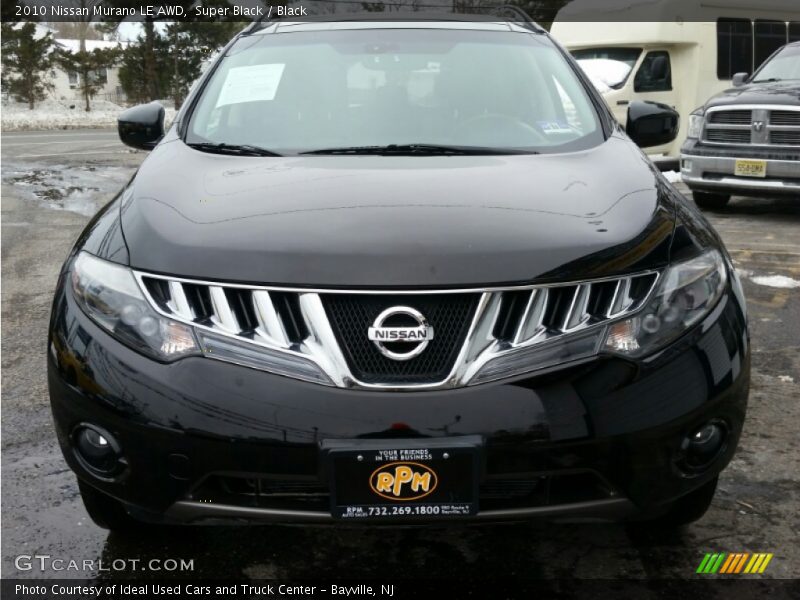 Super Black / Black 2010 Nissan Murano LE AWD