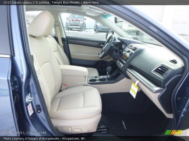 Twilight Blue Metallic / Warm Ivory 2015 Subaru Legacy 2.5i Limited