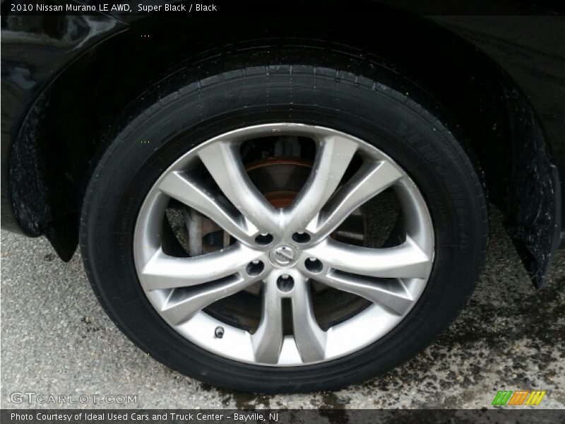 Super Black / Black 2010 Nissan Murano LE AWD