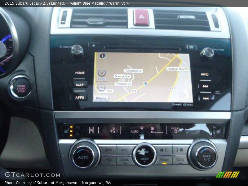 Twilight Blue Metallic / Warm Ivory 2015 Subaru Legacy 2.5i Limited