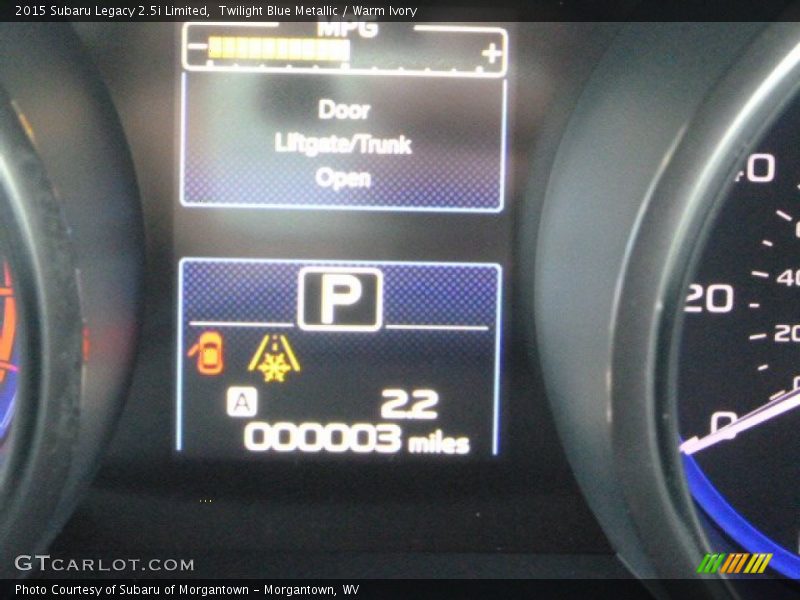 Twilight Blue Metallic / Warm Ivory 2015 Subaru Legacy 2.5i Limited