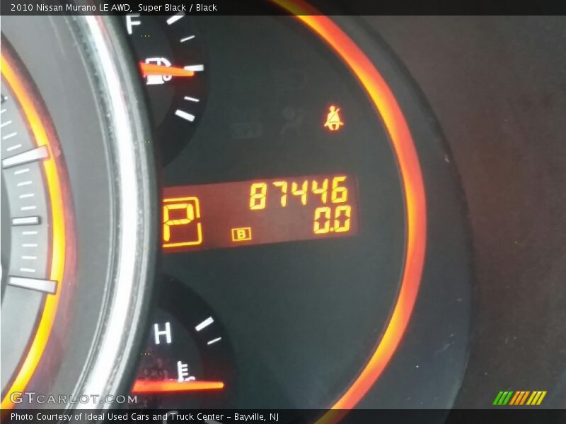 Super Black / Black 2010 Nissan Murano LE AWD