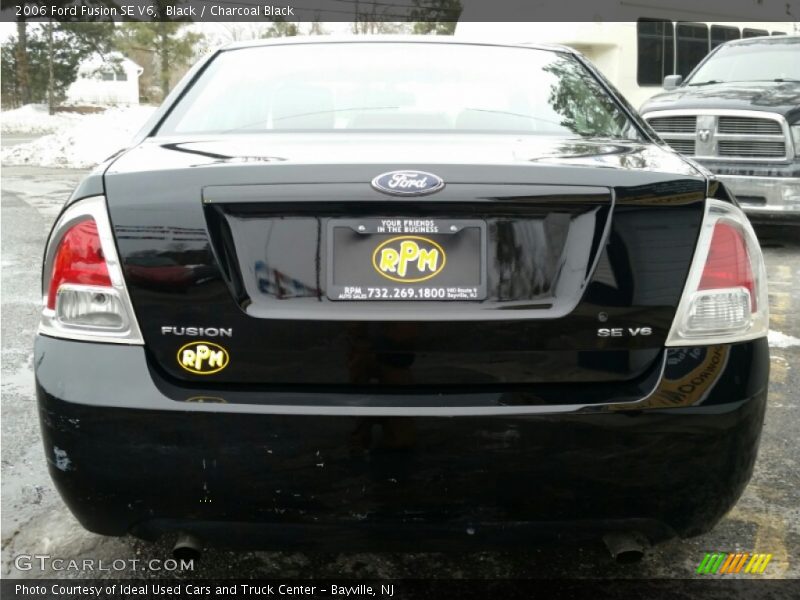 Black / Charcoal Black 2006 Ford Fusion SE V6