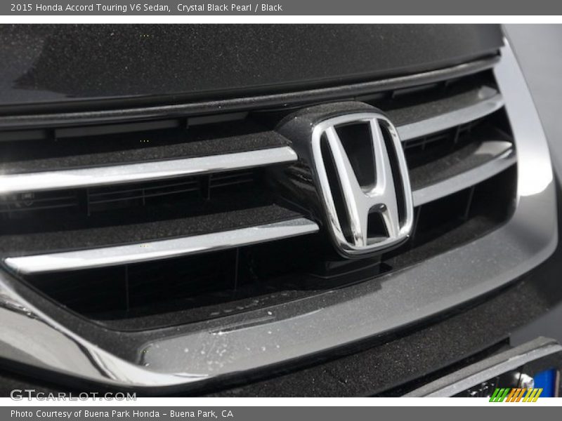 Crystal Black Pearl / Black 2015 Honda Accord Touring V6 Sedan