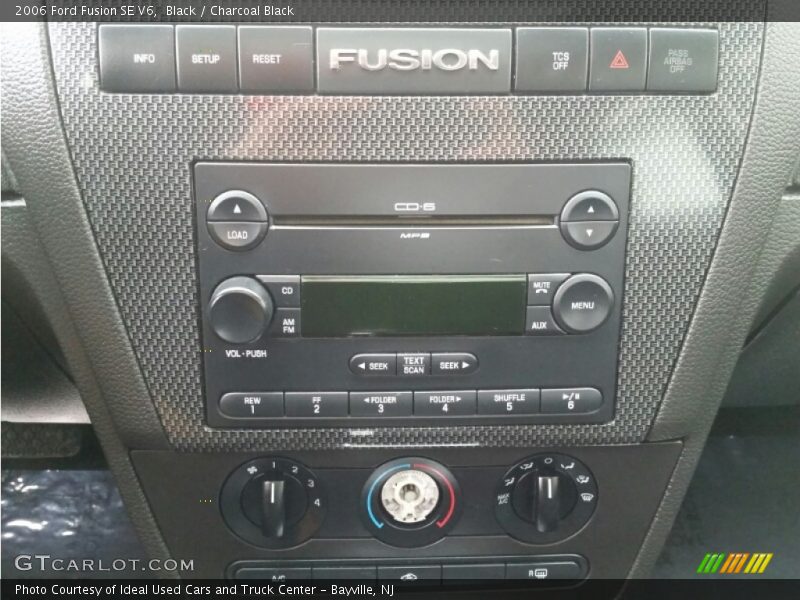 Black / Charcoal Black 2006 Ford Fusion SE V6