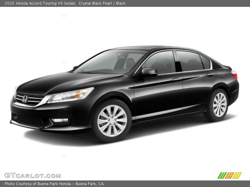 Crystal Black Pearl / Black 2015 Honda Accord Touring V6 Sedan