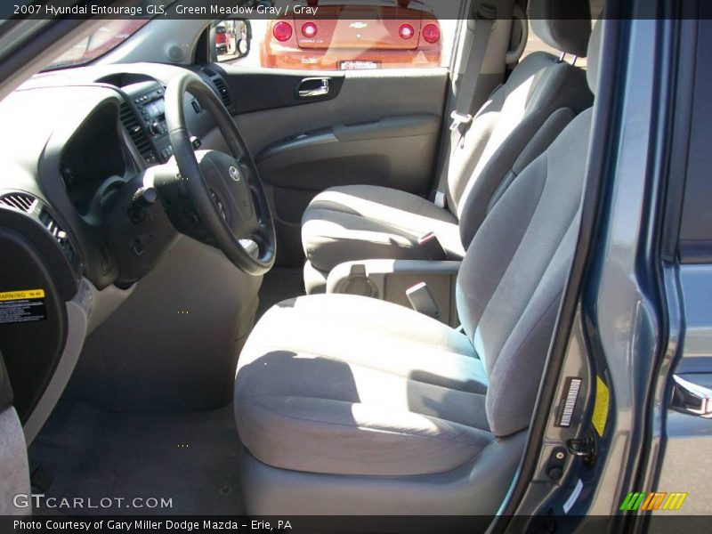 Green Meadow Gray / Gray 2007 Hyundai Entourage GLS