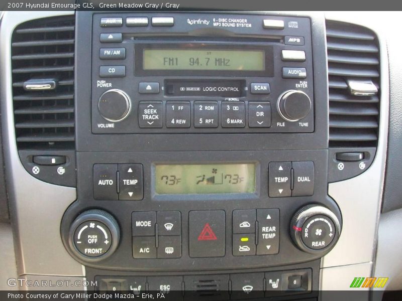 Green Meadow Gray / Gray 2007 Hyundai Entourage GLS