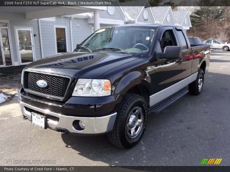 Black / Medium/Dark Flint 2006 Ford F150 XLT SuperCab 4x4