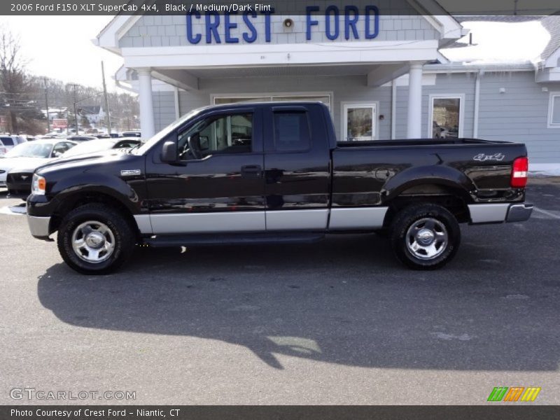 Black / Medium/Dark Flint 2006 Ford F150 XLT SuperCab 4x4