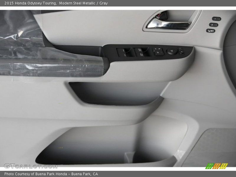 Modern Steel Metallic / Gray 2015 Honda Odyssey Touring