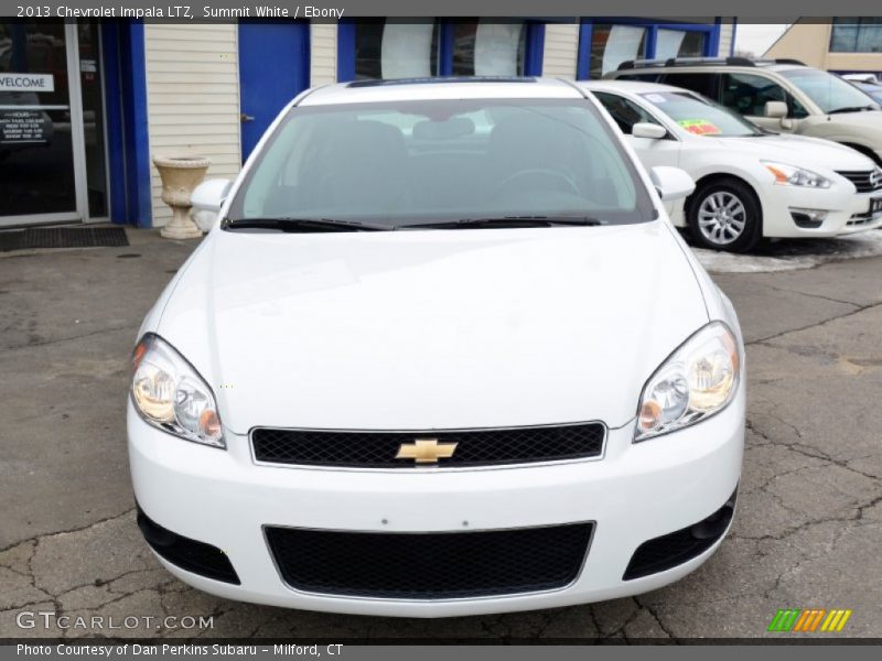 Summit White / Ebony 2013 Chevrolet Impala LTZ
