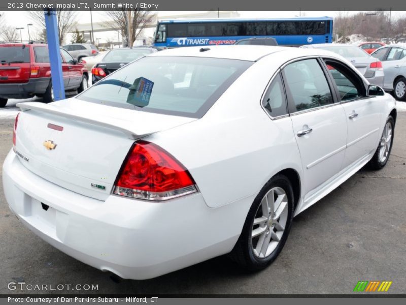 Summit White / Ebony 2013 Chevrolet Impala LTZ