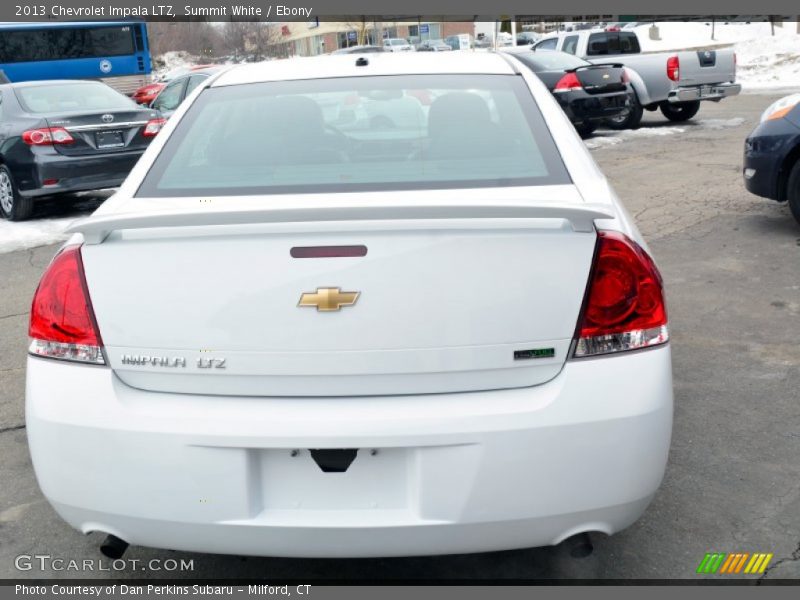 Summit White / Ebony 2013 Chevrolet Impala LTZ
