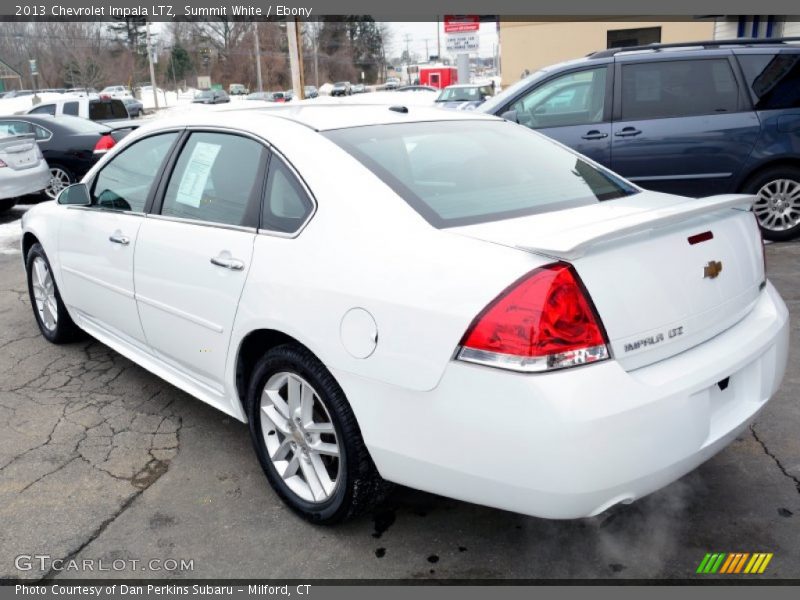 Summit White / Ebony 2013 Chevrolet Impala LTZ