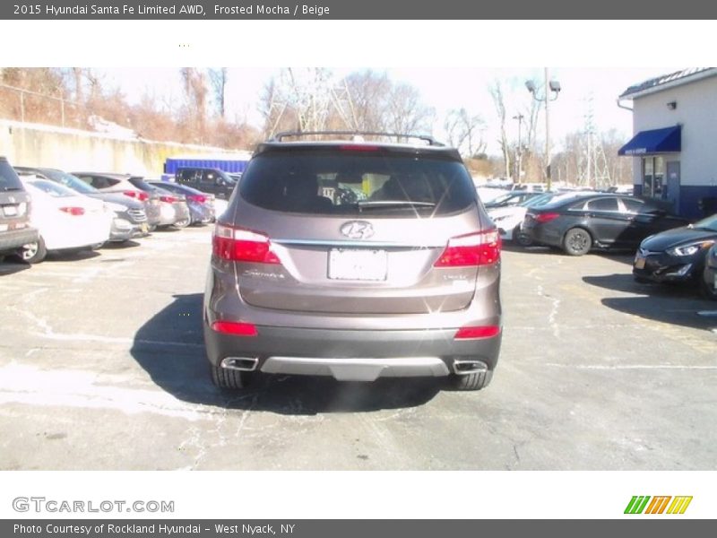 Frosted Mocha / Beige 2015 Hyundai Santa Fe Limited AWD