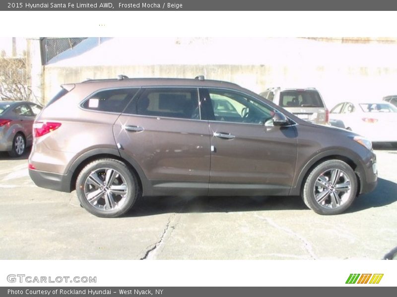 Frosted Mocha / Beige 2015 Hyundai Santa Fe Limited AWD