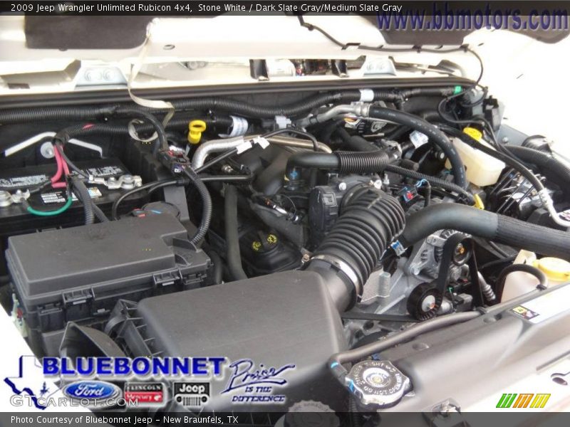 Stone White / Dark Slate Gray/Medium Slate Gray 2009 Jeep Wrangler Unlimited Rubicon 4x4