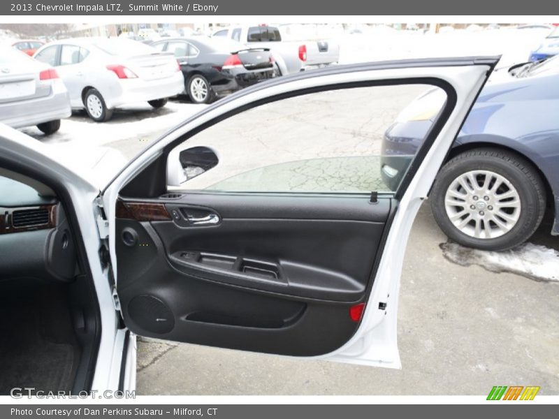 Summit White / Ebony 2013 Chevrolet Impala LTZ