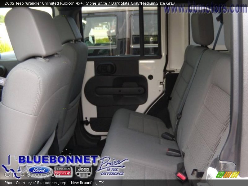 Stone White / Dark Slate Gray/Medium Slate Gray 2009 Jeep Wrangler Unlimited Rubicon 4x4