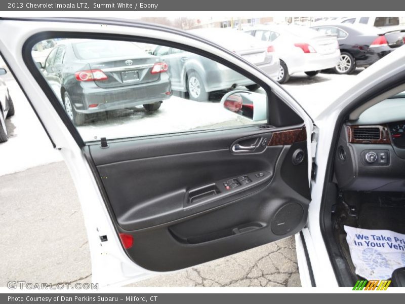 Summit White / Ebony 2013 Chevrolet Impala LTZ