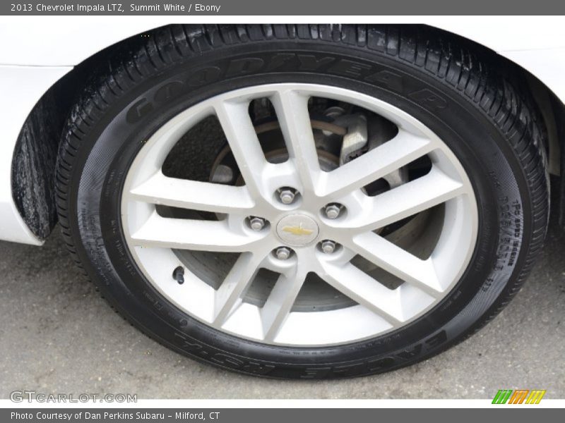 Summit White / Ebony 2013 Chevrolet Impala LTZ