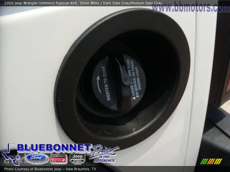 Stone White / Dark Slate Gray/Medium Slate Gray 2009 Jeep Wrangler Unlimited Rubicon 4x4