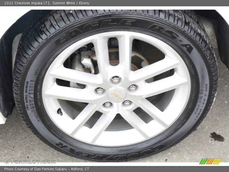 Summit White / Ebony 2013 Chevrolet Impala LTZ