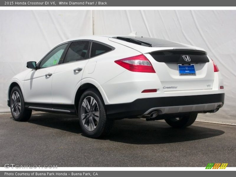 White Diamond Pearl / Black 2015 Honda Crosstour EX V6