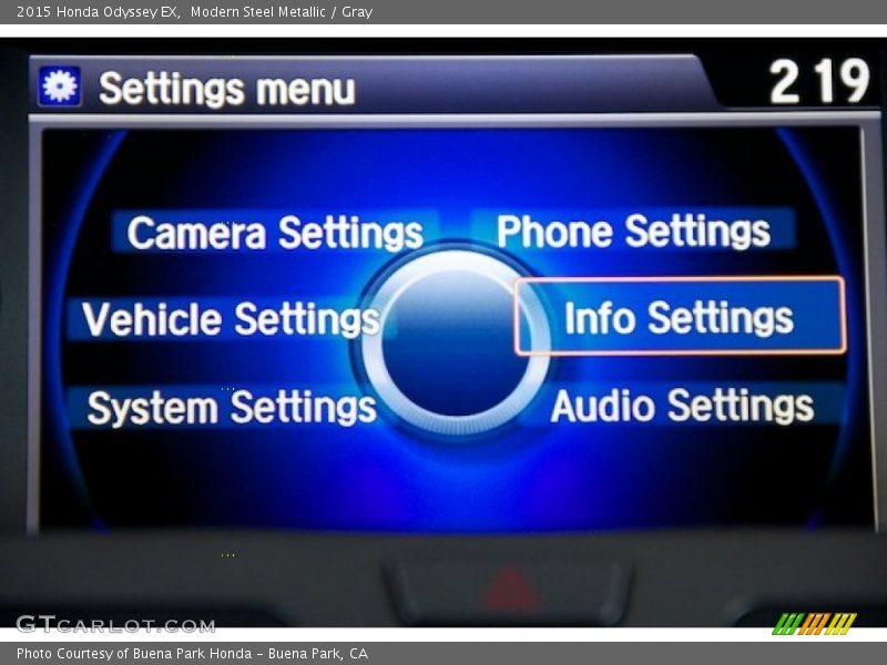 Modern Steel Metallic / Gray 2015 Honda Odyssey EX