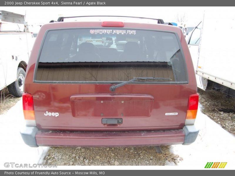 Sienna Pearl / Agate Black 2000 Jeep Cherokee Sport 4x4