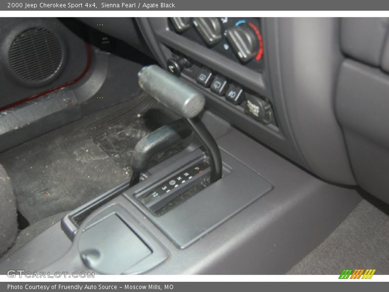 Sienna Pearl / Agate Black 2000 Jeep Cherokee Sport 4x4