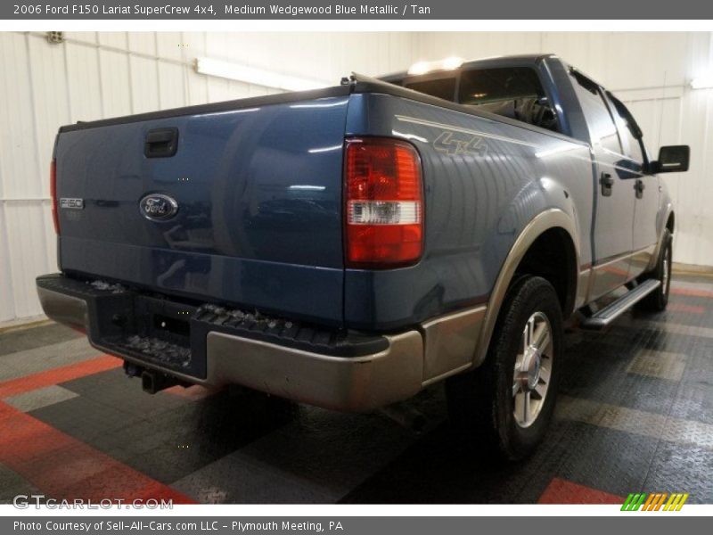 Medium Wedgewood Blue Metallic / Tan 2006 Ford F150 Lariat SuperCrew 4x4