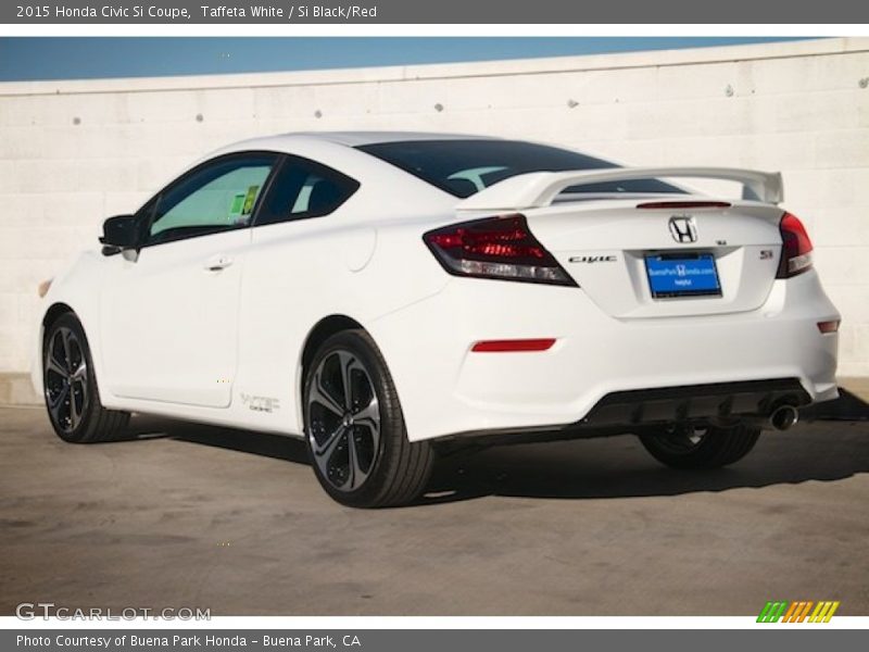 Taffeta White / Si Black/Red 2015 Honda Civic Si Coupe